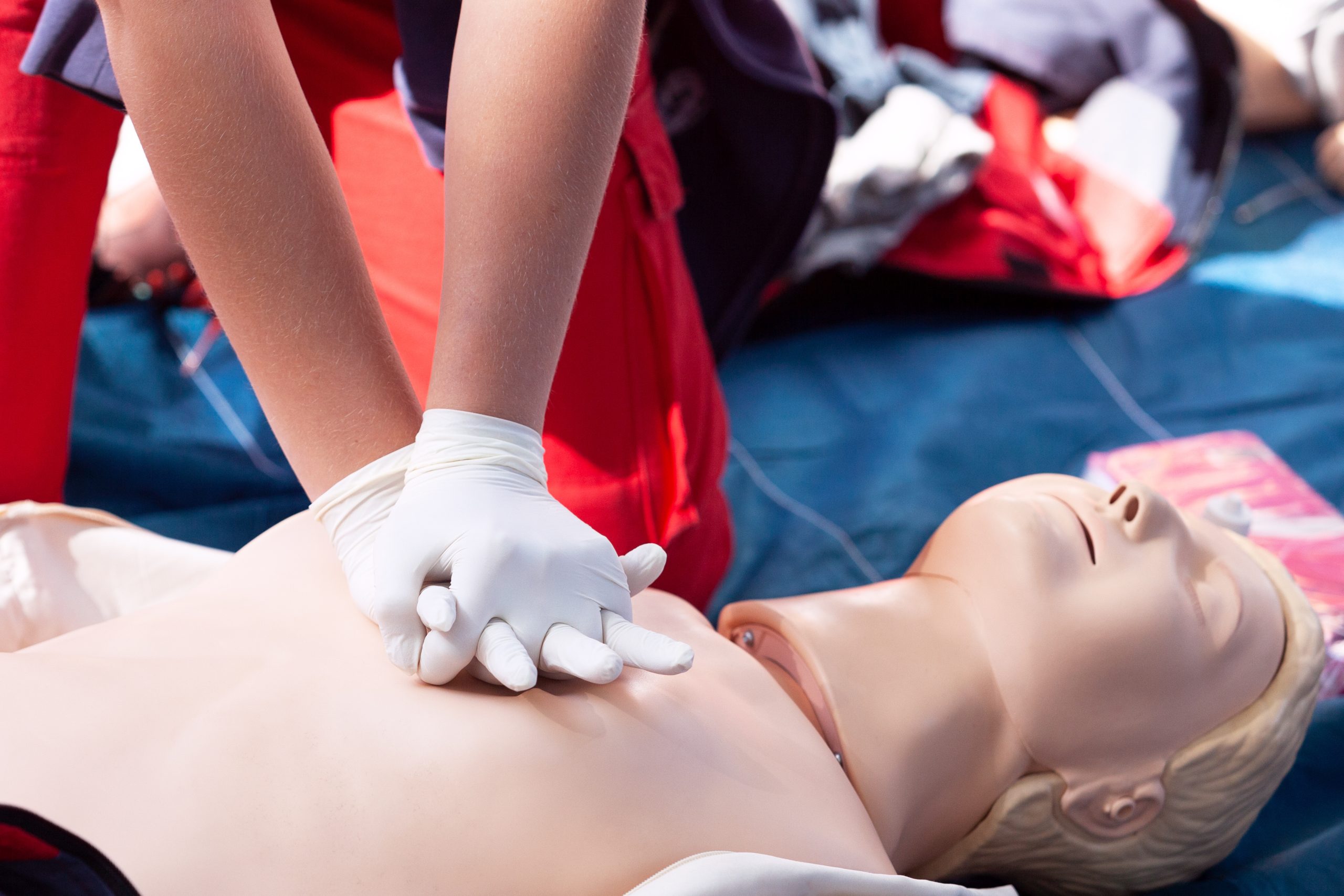CPR - Cardiopulmonary resuscitation and first aid class.